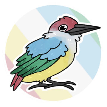 birds_onshirts profile picture a colorful depiction of a bird.