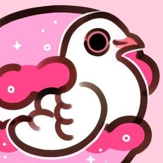cookiedoves's instagram photo. It's a pink and bubbly dove.