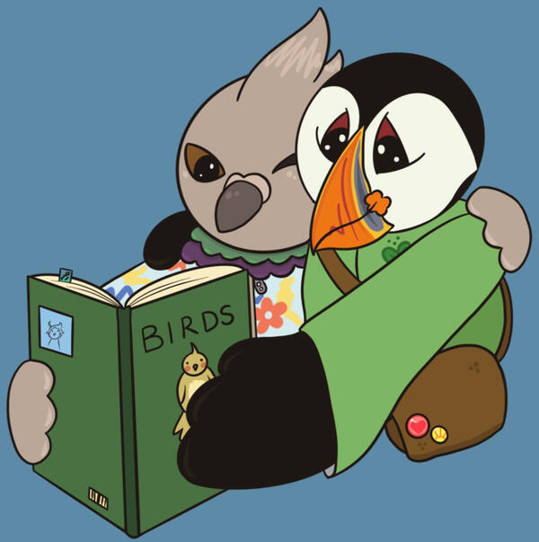 The Birding Buddies Patch Program Logo featuring